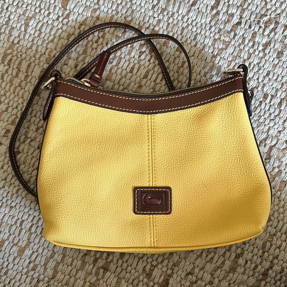 Dooney & Bourke yellow crossbody. Lightly used
